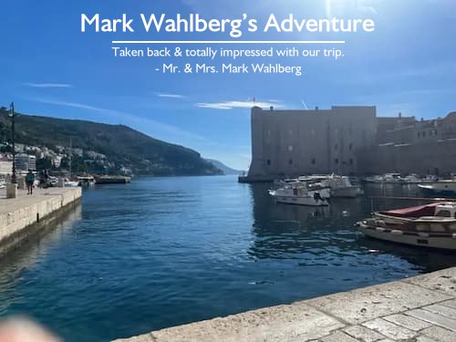 Mark Wahlberg’s luxury anniversary trip to Croatia, stunning marina experience