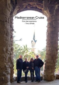 First-class Mediterranean cruise planning with Sheila | European archway and cathedral